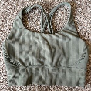 Amazon Army Green Sports Bra